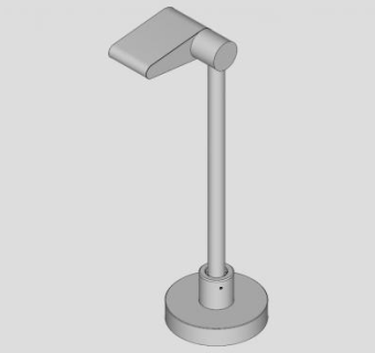 现代翻转落地灯SU模型下载_sketchup草图大师SKP模型