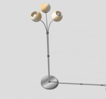 宜家地板落地灯SU模型下载_sketchup草图大师SKP模型