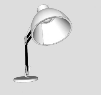 现代白色筒灯SU模型下载_sketchup草图大师SKP模型