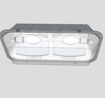 汞蒸气照明灯具SU模型下载_sketchup草图大师SKP模型