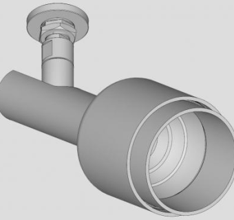 现代射灯SU模型下载_sketchup草图大师SKP模型