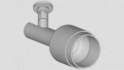 现代射灯SU模型下载_sketchup草图大师SKP模型