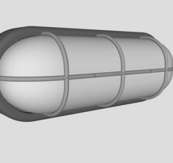 白色现代筒灯SU模型下载_sketchup草图大师SKP模型