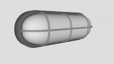 白色现代筒灯SU模型下载_sketchup草图大师SKP模型