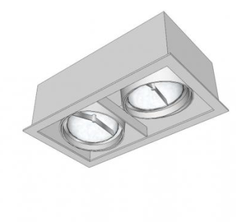 聚光灯筒灯SU模型下载_sketchup草图大师SKP模型
