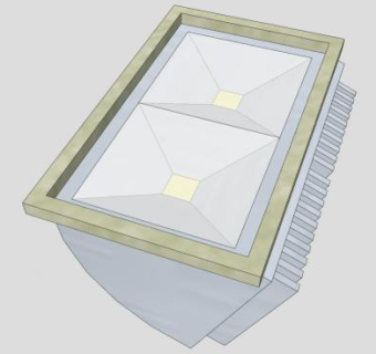 现代LED筒灯SU模型下载_sketchup草图大师SKP模型
