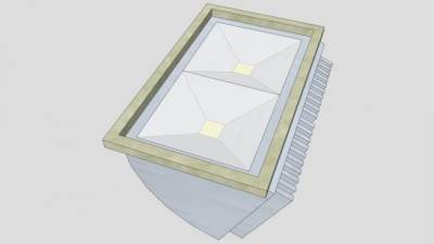 现代LED筒灯SU模型下载_sketchup草图大师SKP模型