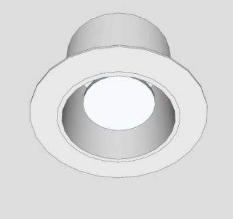 家居明装式筒灯SU模型下载_sketchup草图大师SKP模型