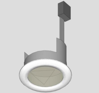 反射灯筒灯SU模型下载_sketchup草图大师SKP模型