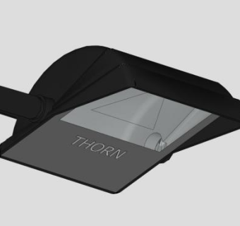 普通筒灯黑色射灯SU模型下载_sketchup草图大师SKP模型