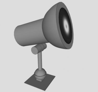 现代聚光灯筒灯SU模型下载_sketchup草图大师SKP模型