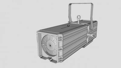 聚光灯LED射灯SU模型下载_sketchup草图大师SKP模型