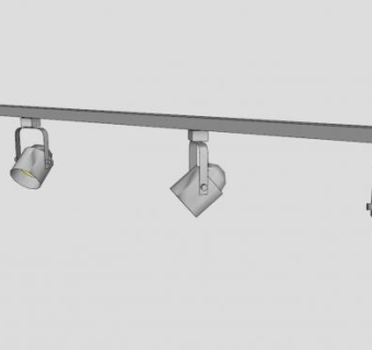 台上聚光灯射灯SU模型下载_sketchup草图大师SKP模型