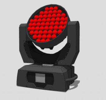 LED舞台灯射灯SU模型下载_sketchup草图大师SKP模型