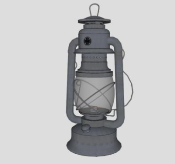 迪茨灯笼烛台灯SU模型下载_sketchup草图大师SKP模型