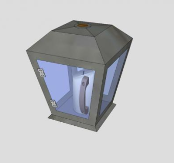 金属灯烛台灯SU模型下载_sketchup草图大师SKP模型