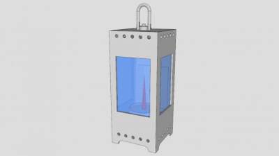 现代烛台灯笼SU模型下载_sketchup草图大师SKP模型