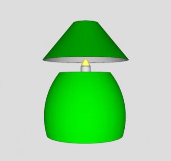 绿色雪佛兰烛台灯SU模型下载_sketchup草图大师SKP模型