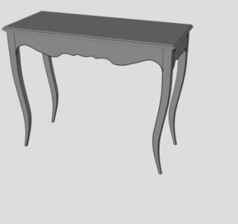 灰色边柜SU模型下载_sketchup草图大师SKP模型