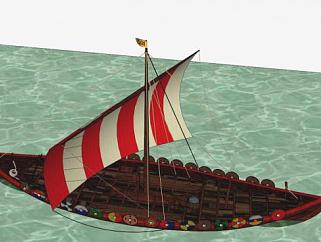 帆船的SU模型设计_su模型下载 草图大师模型_SKP模型