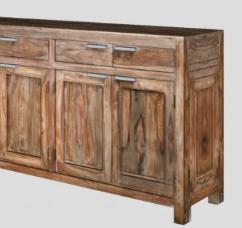 认证的餐具柜SU模型下载_sketchup草图大师SKP模型