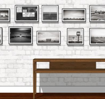 木质边柜SU模型下载_sketchup草图大师SKP模型