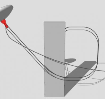 现代壁灯SU模型下载_sketchup草图大师SKP模型
