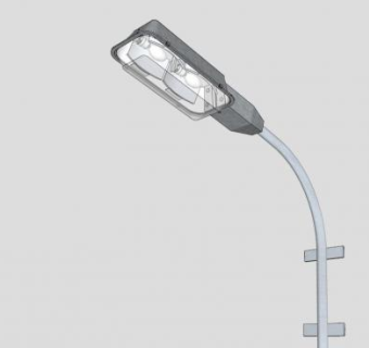 户外汞蒸气照明灯具SU模型下载_sketchup草图大师SKP模型