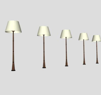 户外花园灯柱SU模型下载_sketchup草图大师SKP模型