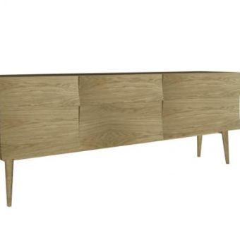 橡木餐具柜SU模型下载_sketchup草图大师SKP模型