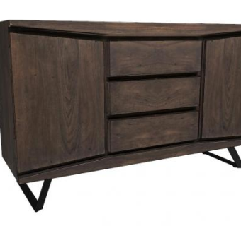 金合欢木漆餐具柜SU模型下载_sketchup草图大师SKP模型