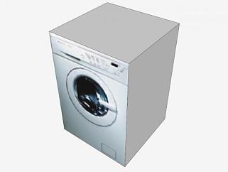 伊莱克斯单桶洗衣机SU模型下载_sketchup草图大师SKP模型