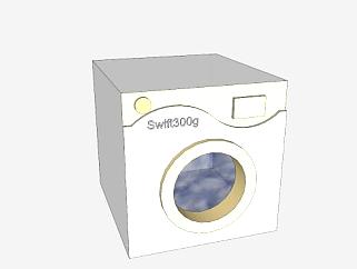 简易单筒<em>洗衣机</em>SU模型下载_sketchup草图大师SKP模型