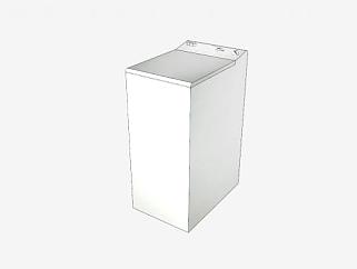 自动洗衣机SU模型下载_sketchup草图大师SKP模型