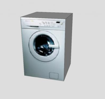 伊莱克斯洗衣机SU模型下载_sketchup草图大师SKP模型