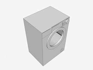 现代小型<em>洗衣机</em>SU模型下载_sketchup草图大师SKP模型