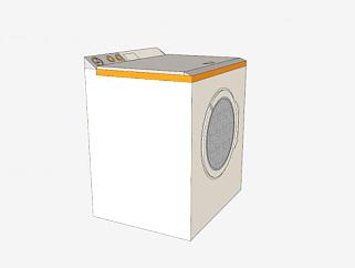 全自动洗衣机SU模型下载_sketchup草图大师SKP模型
