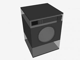 玻璃清洗机洗衣机SU模型下载_sketchup草图大师SKP模型
