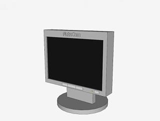 台式电脑显示器SU模型下载_sketchup草图大师SKP模型