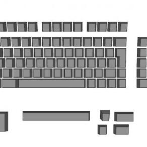 常见键盘SU模型下载_sketchup草图大师SKP模型
