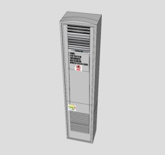 三星立柜式空调SU模型下载_sketchup草图大师SKP模型