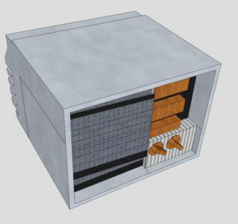 现代窗式空调SU模型下载_sketchup草图大师SKP模型