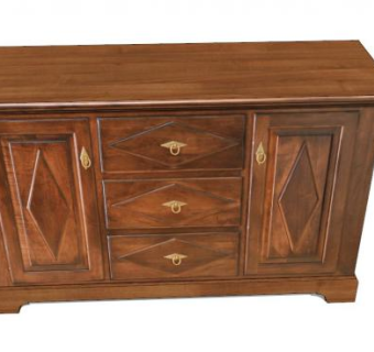 法国乡村餐具柜SU模型下载_sketchup草图大师SKP模型