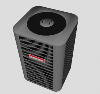 古德曼空调SU模型下载_sketchup草图大师SKP模型