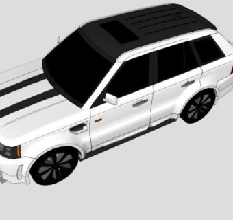 路虎汽车的SU模型设计_su模型下载 草图大师模型_SKP模型