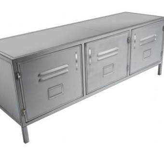 3门餐边柜SU模型下载_sketchup草图大师SKP模型