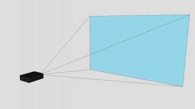 家庭影院光束投影仪SU模型下载_sketchup草图大师SKP模型