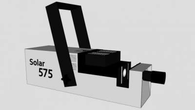 投影仪 光学投影SU模型下载_sketchup草图大师SKP模型