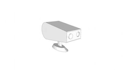 壁挂式屏幕投影机SU模型下载_sketchup草图大师SKP模型