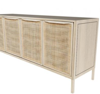 普罗旺斯餐具柜SU模型下载_sketchup草图大师SKP模型